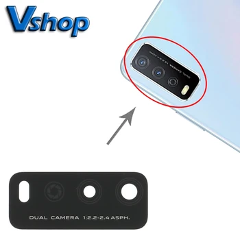 10 бр. Обектив на задната камера за Vivo Y12s V2026 V2033 мобилен телефон заден фотоапарат обектив резервни части