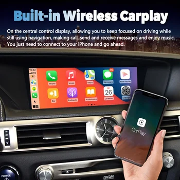 12.3inch Car Radio видео плейър за Lexus GS350 F-Sport Gs350 2016 2015 Android 12 Централна мултимедия в тире GPS Autoradio