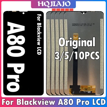 3/5/10PCS оригинален за Blackview A80 Pro LCD дисплей сензорен екран дигитайзер събрание за Blackview A80 pro LCD 100% тестван
