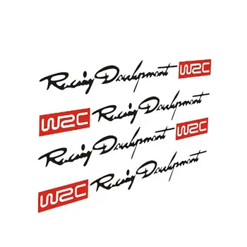 4Pcs кола дръжка стикери WRC рали състезателни ивица кола ваденки винил за Volkswagen BMW E46 E90 Peugeot 206 Mercedes Audi A3 Seat I