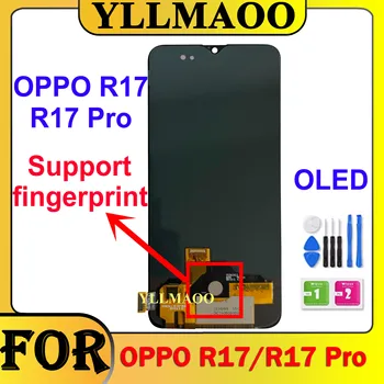 OLED дисплей за OPPO R17 Pro LCD дисплей за OPPO R17 LCD екран сензорен екран дигитайзер пълен стъклен монтаж подмяна ремонт