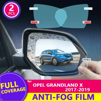 за Opel Grandland X 2017 2018 2019 Пълно покритие огледало за обратно виждане дъждоустойчив филм против мъгла автоматично огледало стикер аксесоари за кола