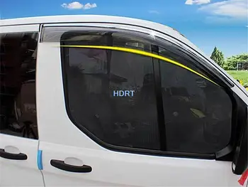 Кола стил Времето щит прозорец козирка покритие за Ford Transit 2017-2022 дефлектор слънце дъжд охрана протектор декорация аксесоари